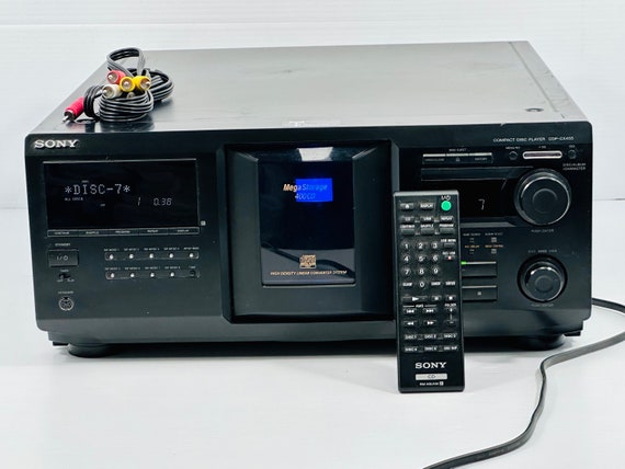 Vintage Refurbished Sony CDP-CX455 Megastorage 400-disc CD Changer