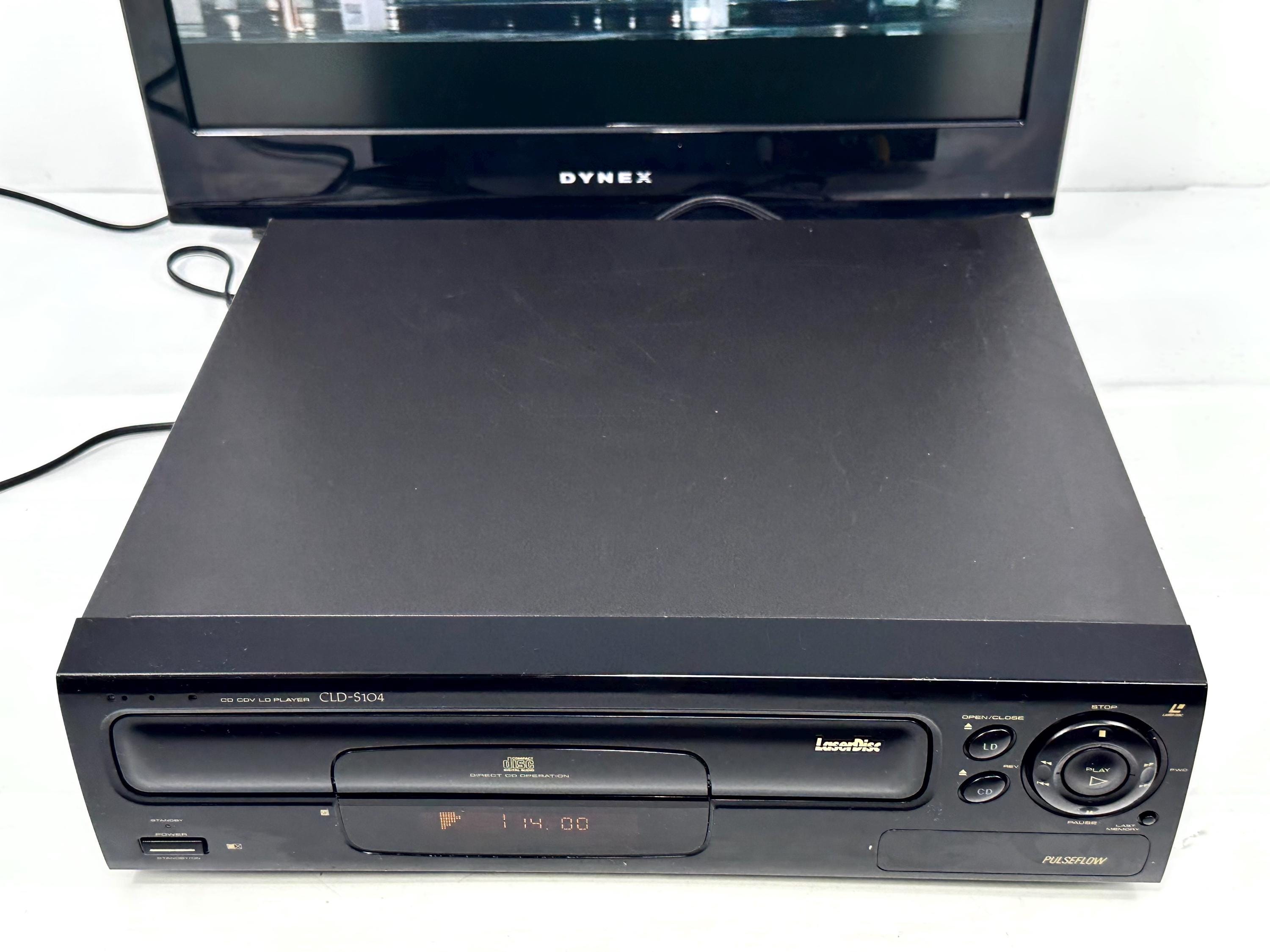 Vintage Pioneer Cld-s104 Laserdisc/cd/cdv LD Player Made in Japan