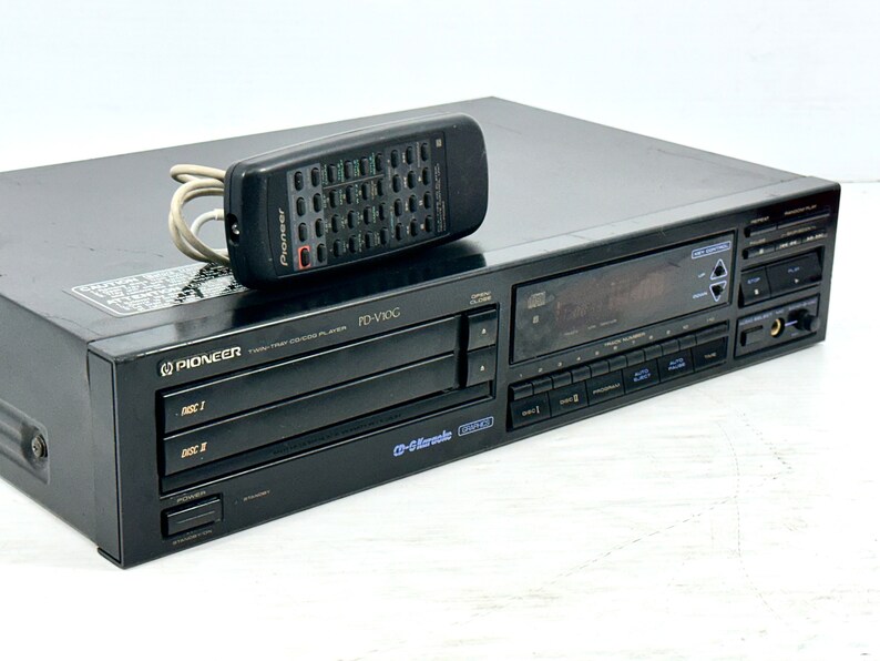 Vintage Pioneer PD-V10G Karaoke CDG Player With Remote Tested - Etsy