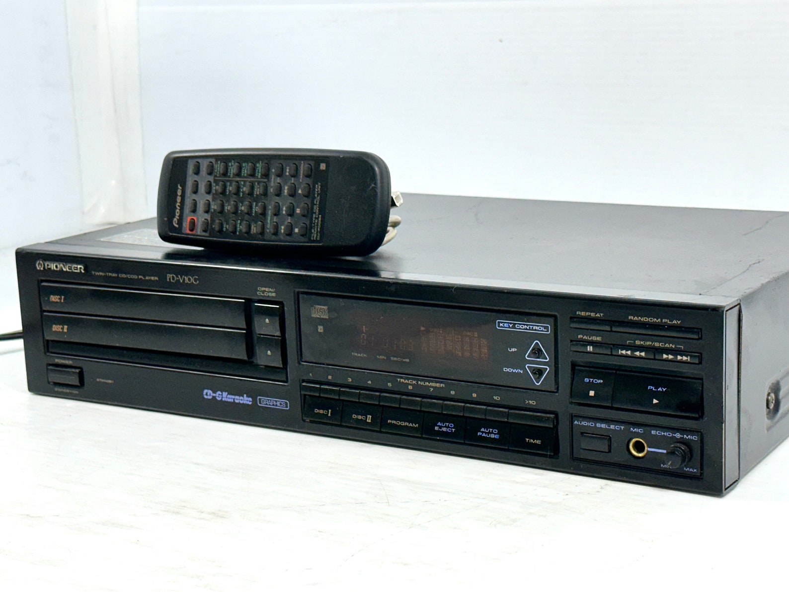 Vintage Pioneer PD-V10G Karaoke CDG Player With Remote Tested - Etsy