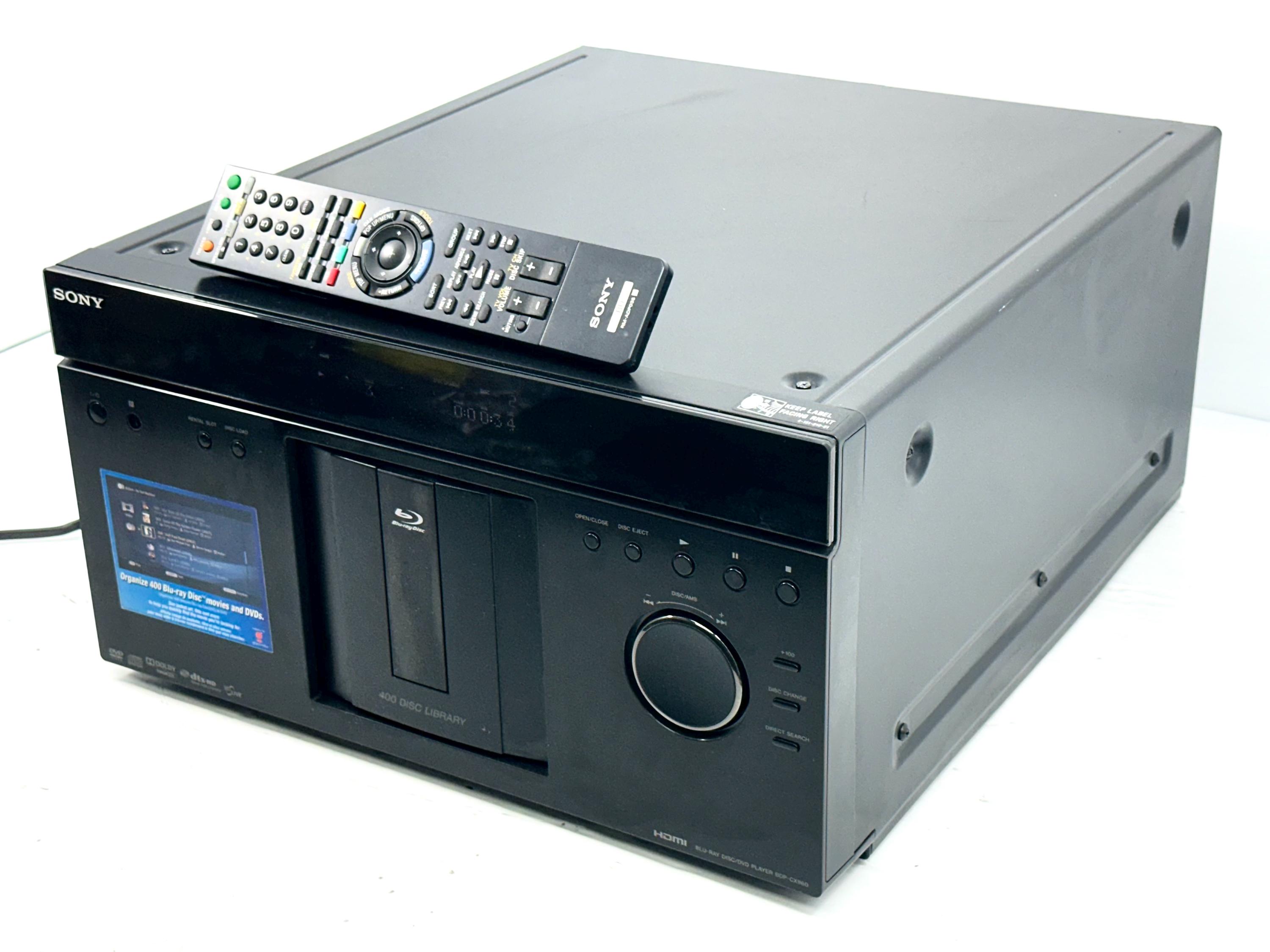 Vintage Sony Bdp-cx960 Blu-ray Player Blu-ray DVD 400 Mega