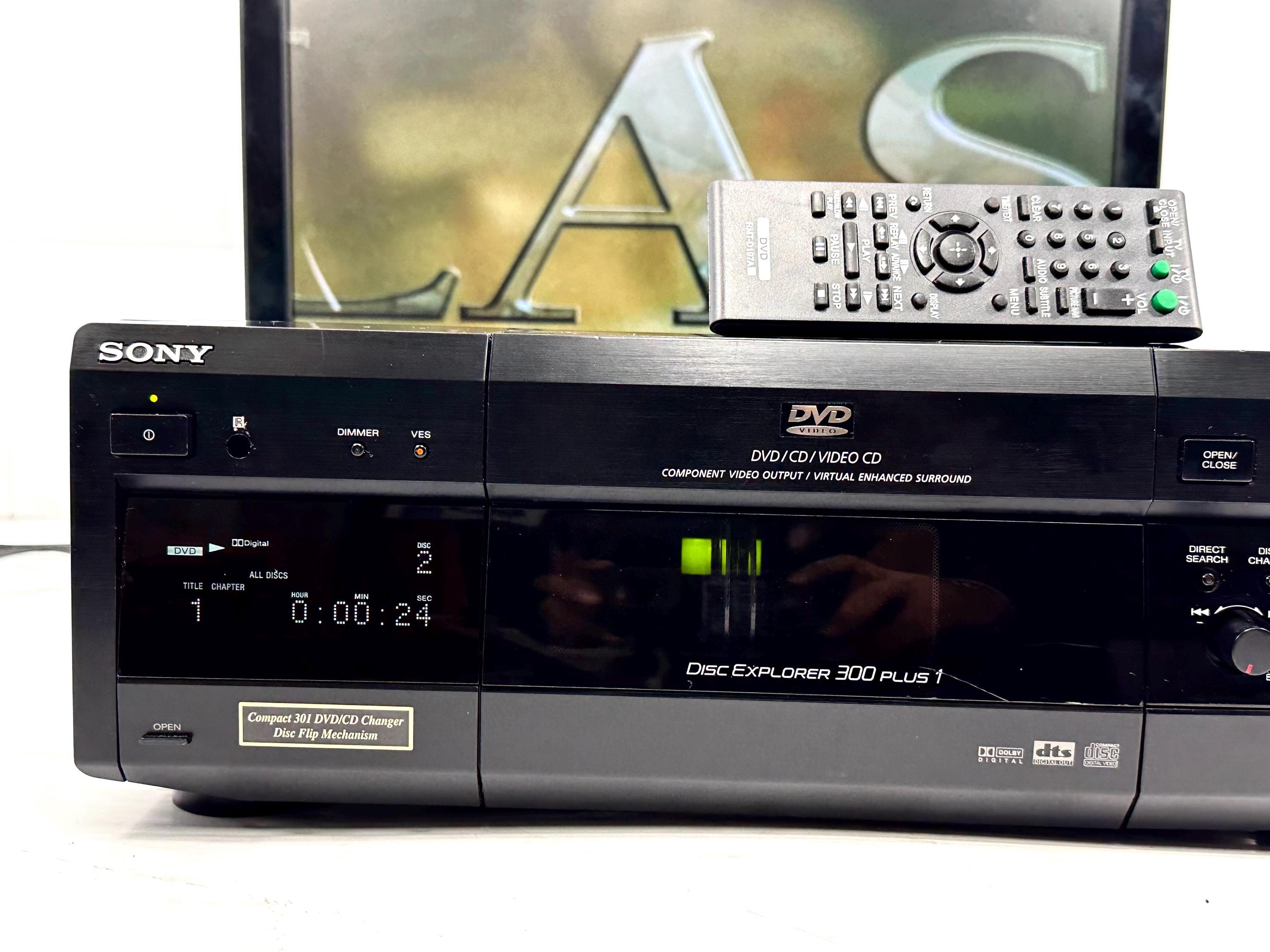 Sony DVP-CX860 Disc Explorer 300+1 DVD/CD Changer/player With