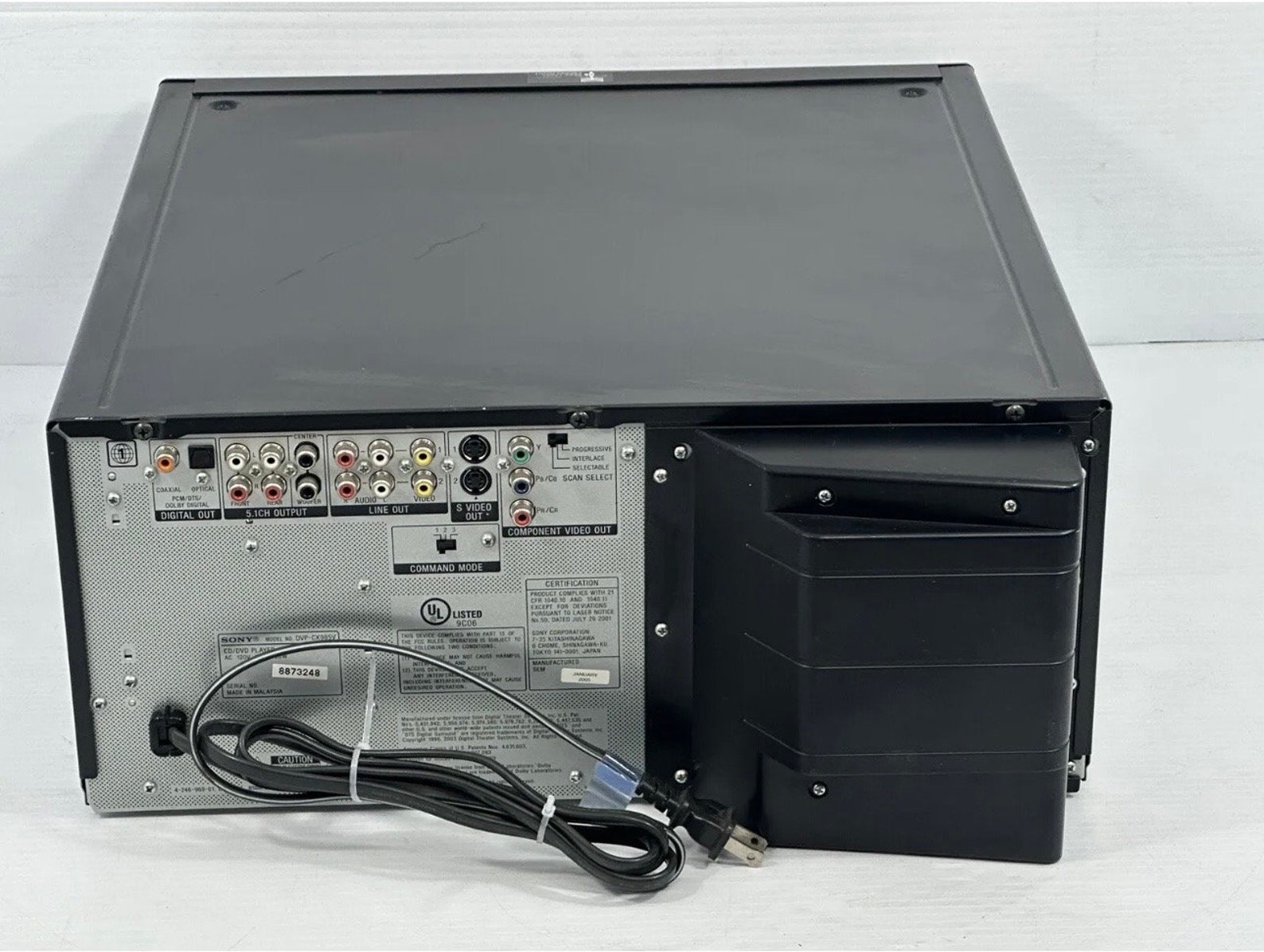 Pro Refurb-sony Dvp-cx985v 400 DVD/ CD Changer Player With Remote New 