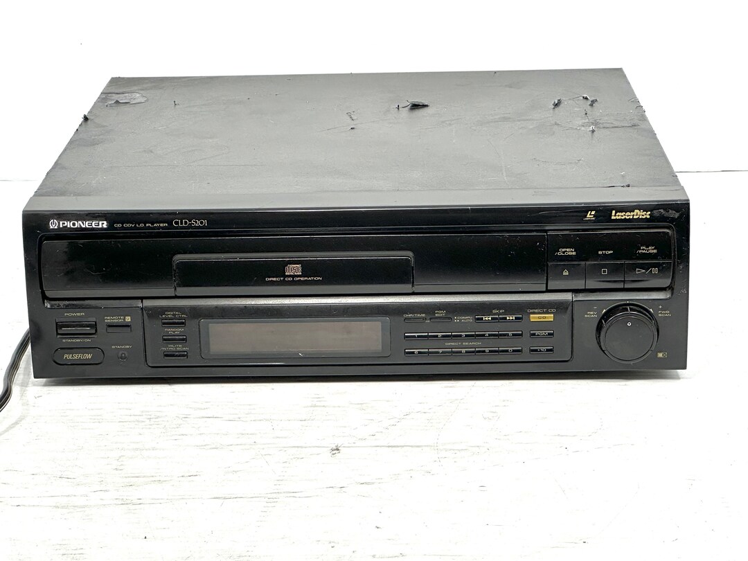 Vintage {pro Refurb} Pioneer Laserdisc LD CD Player Cld-s201, Cdv, LD ...
