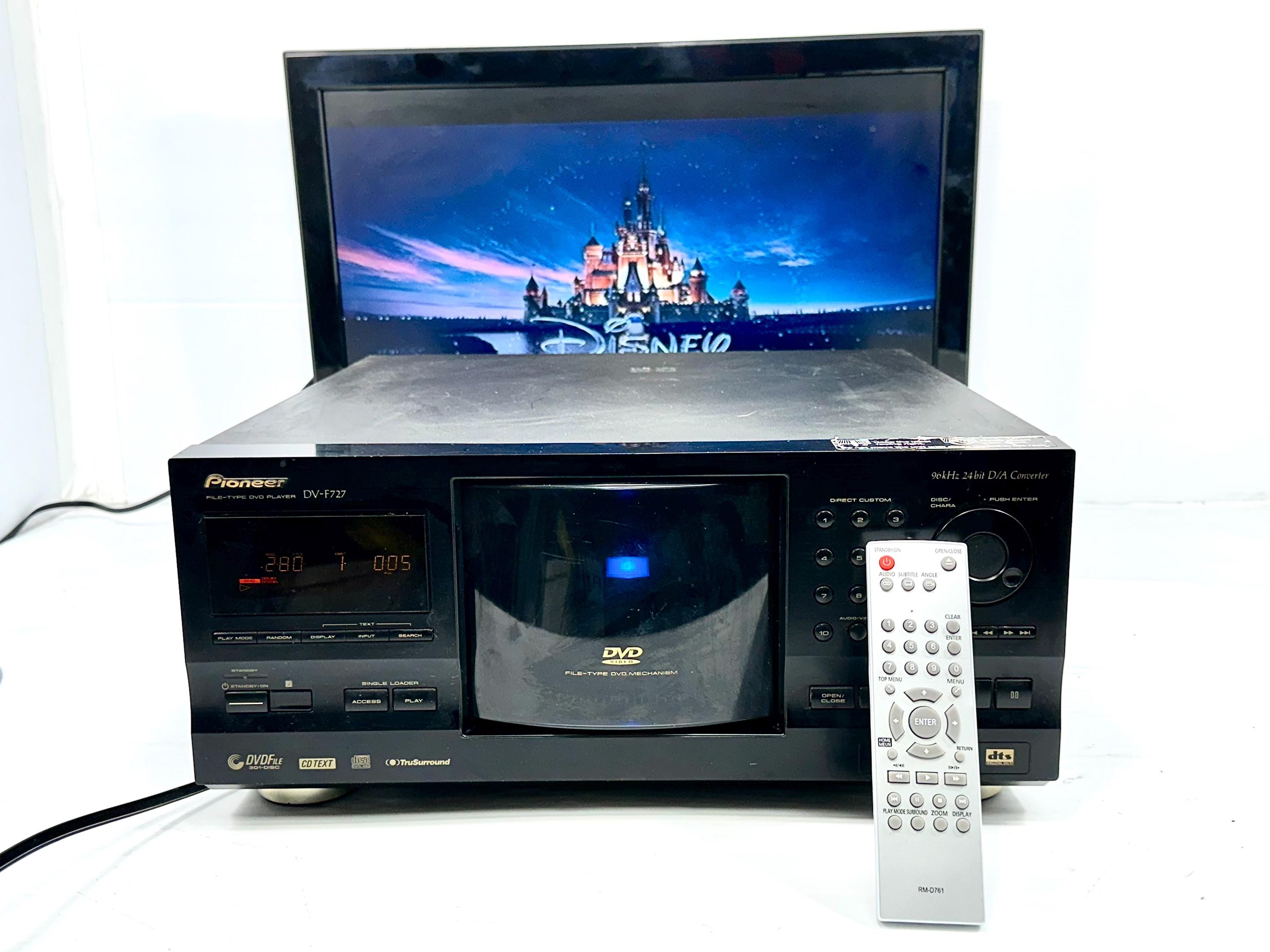 Vintage {pro Refurb} Pioneer DV-F727 File-type 300+1 DVD/CD Disc