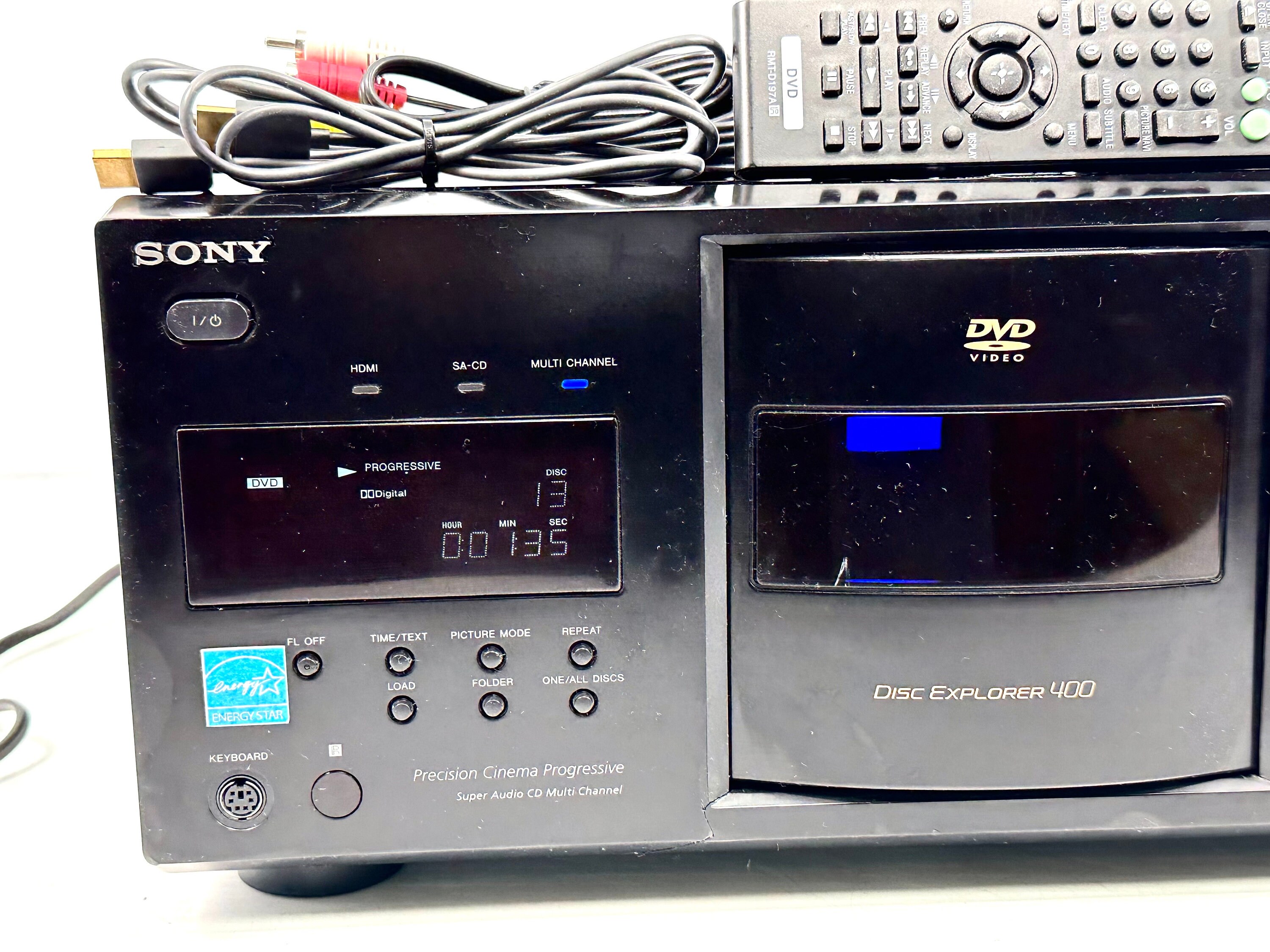 Vintage Pro Refurb-sony Dvp-cx995v 400 DVD/ CD Changer Player W
