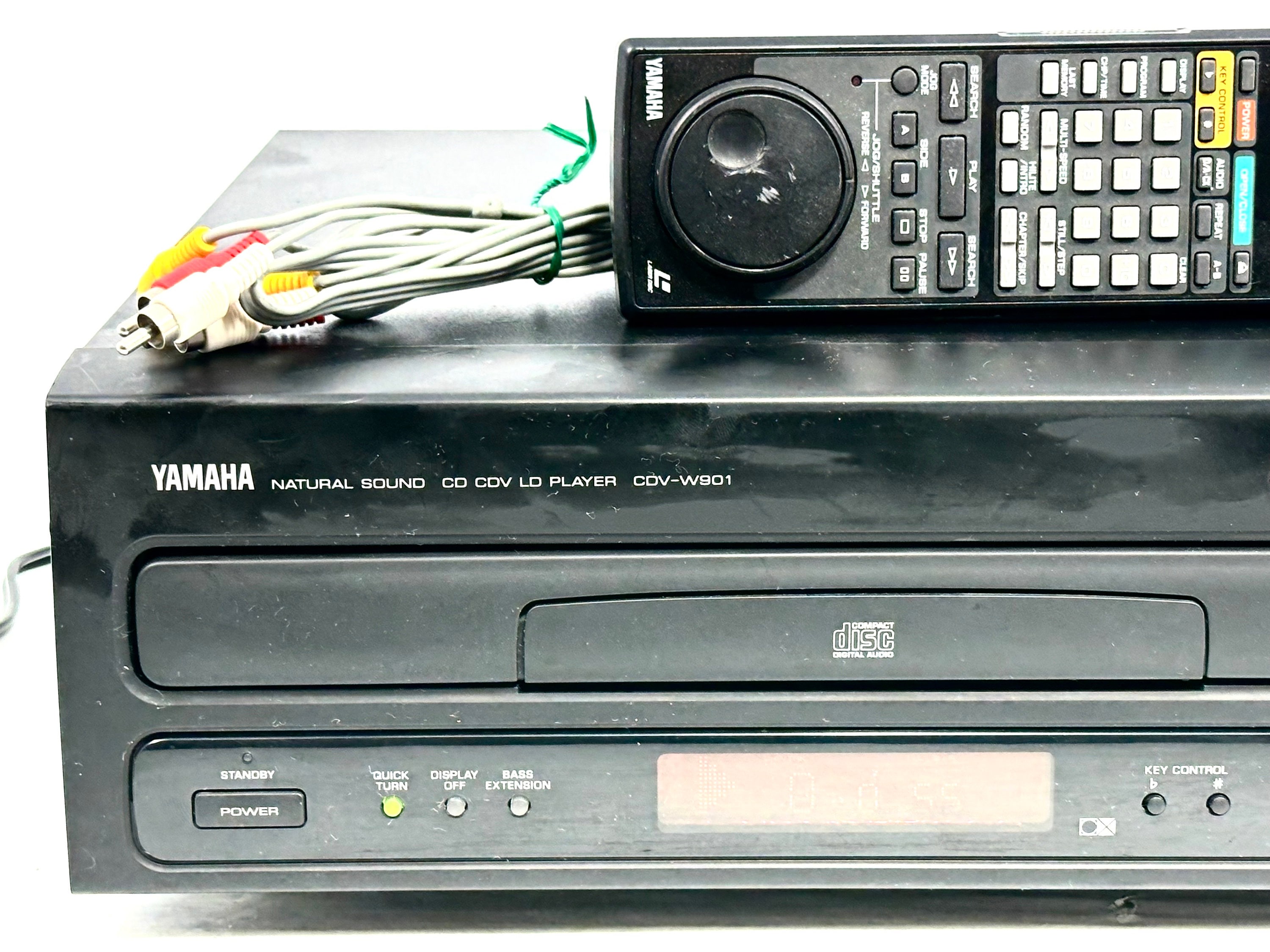 Vintage {pro Refurb} Yamaha Cdv-w901cd Cdv LD Laser Disc Player