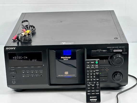 Vintage Refurbished Sony CDP-CX455 Megastorage 400-disc CD Changer