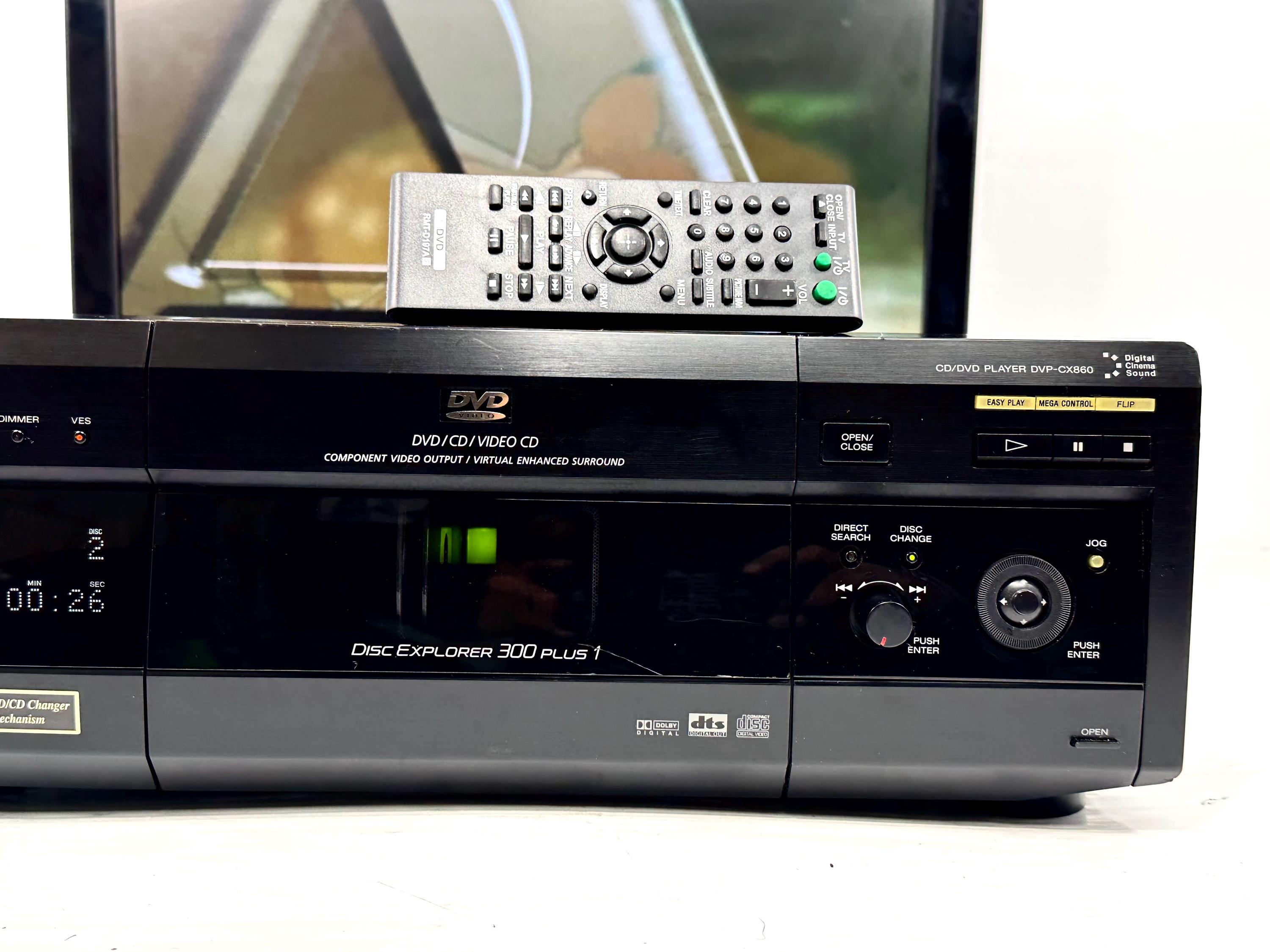 Sony DVP-CX860 Disc Explorer 300+1 DVD/CD Changer/player With
