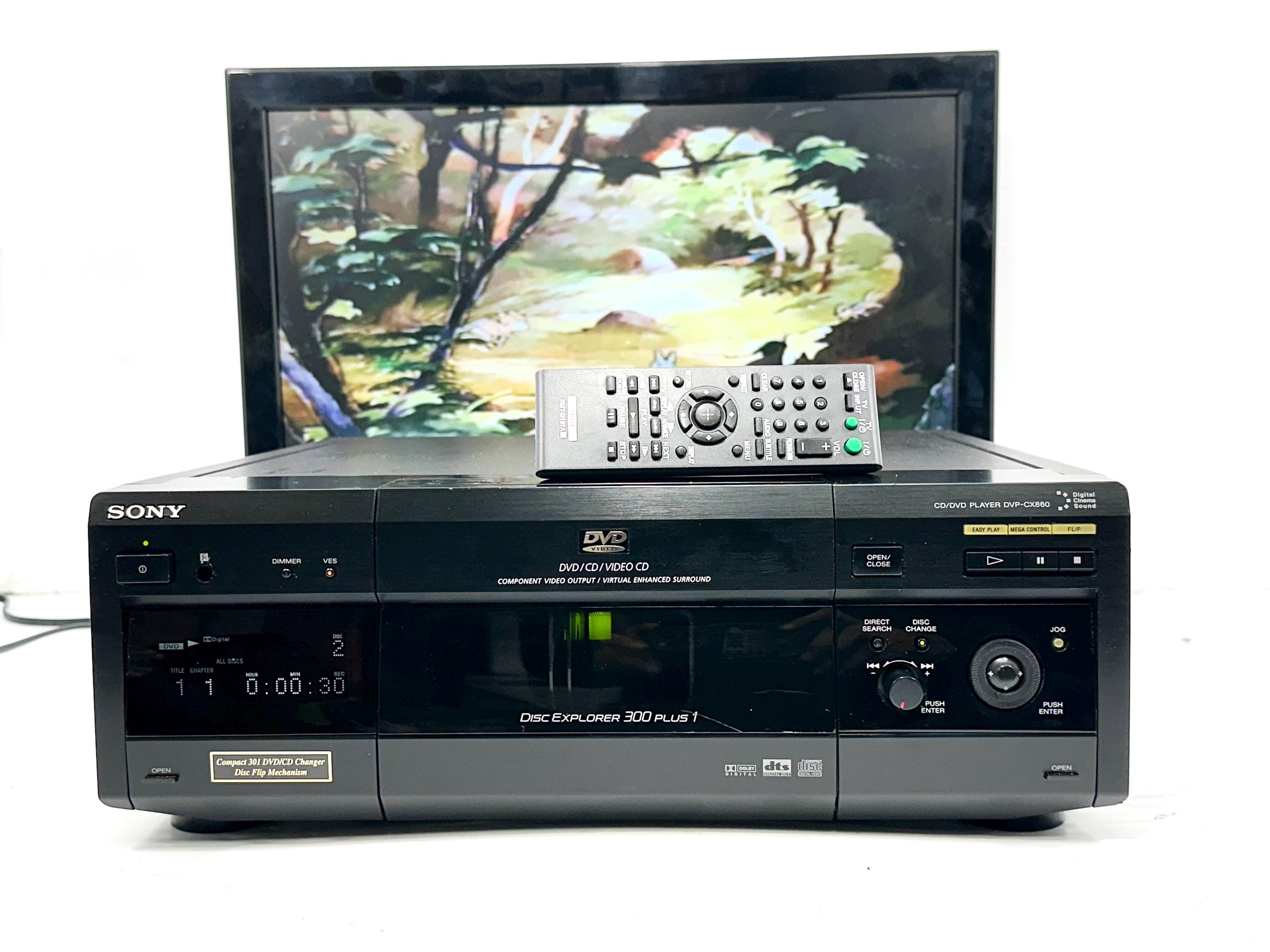 Sony DVP-CX860 Disc Explorer 300+1 DVD/CD Changer/player With