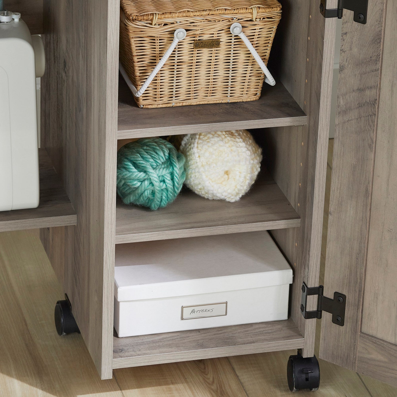 Farmhouse Rustic Wood Sewing Table Folding Craft Etsy