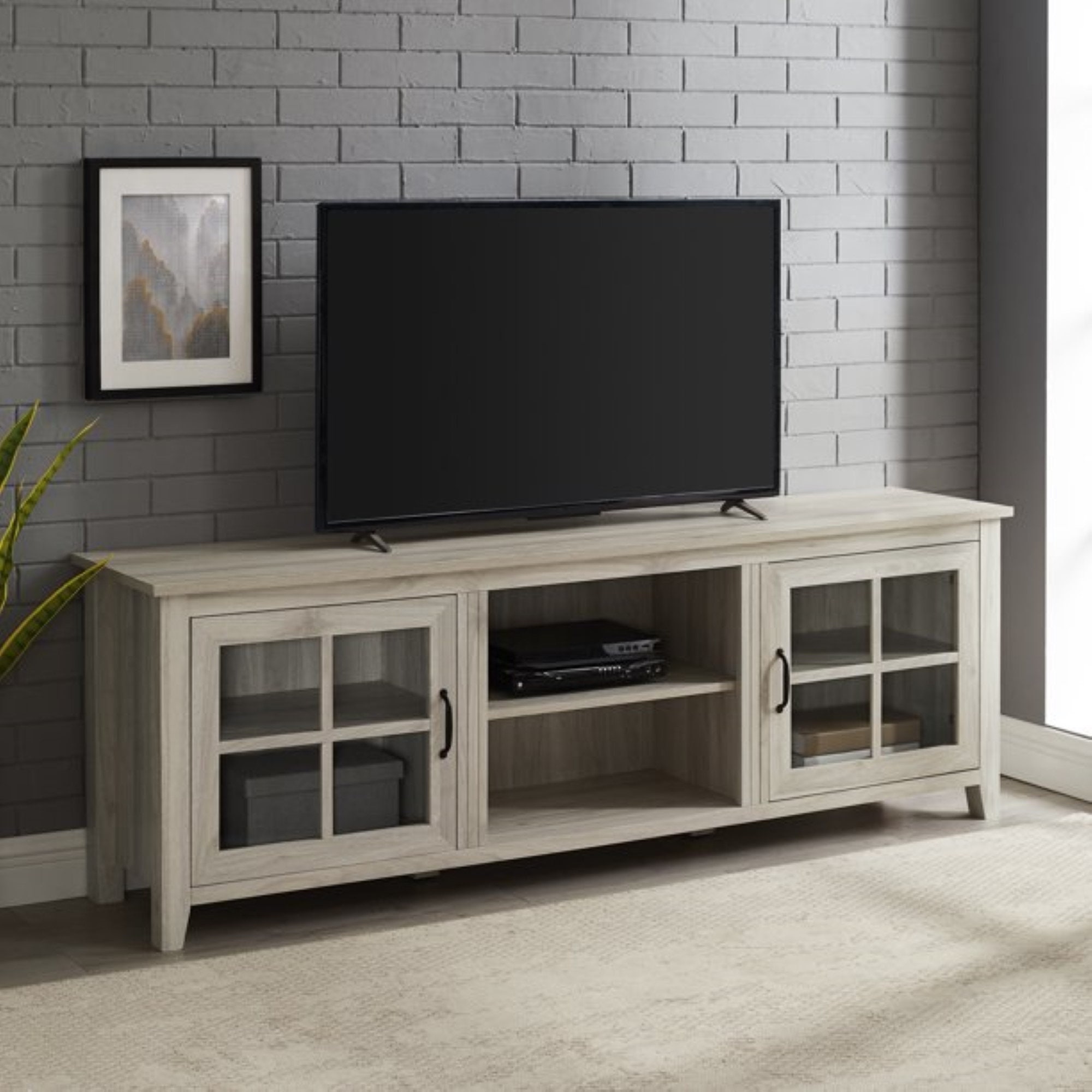 Rustic Farmhouse TV Stand For TVs up to 80 Modern Etsy
