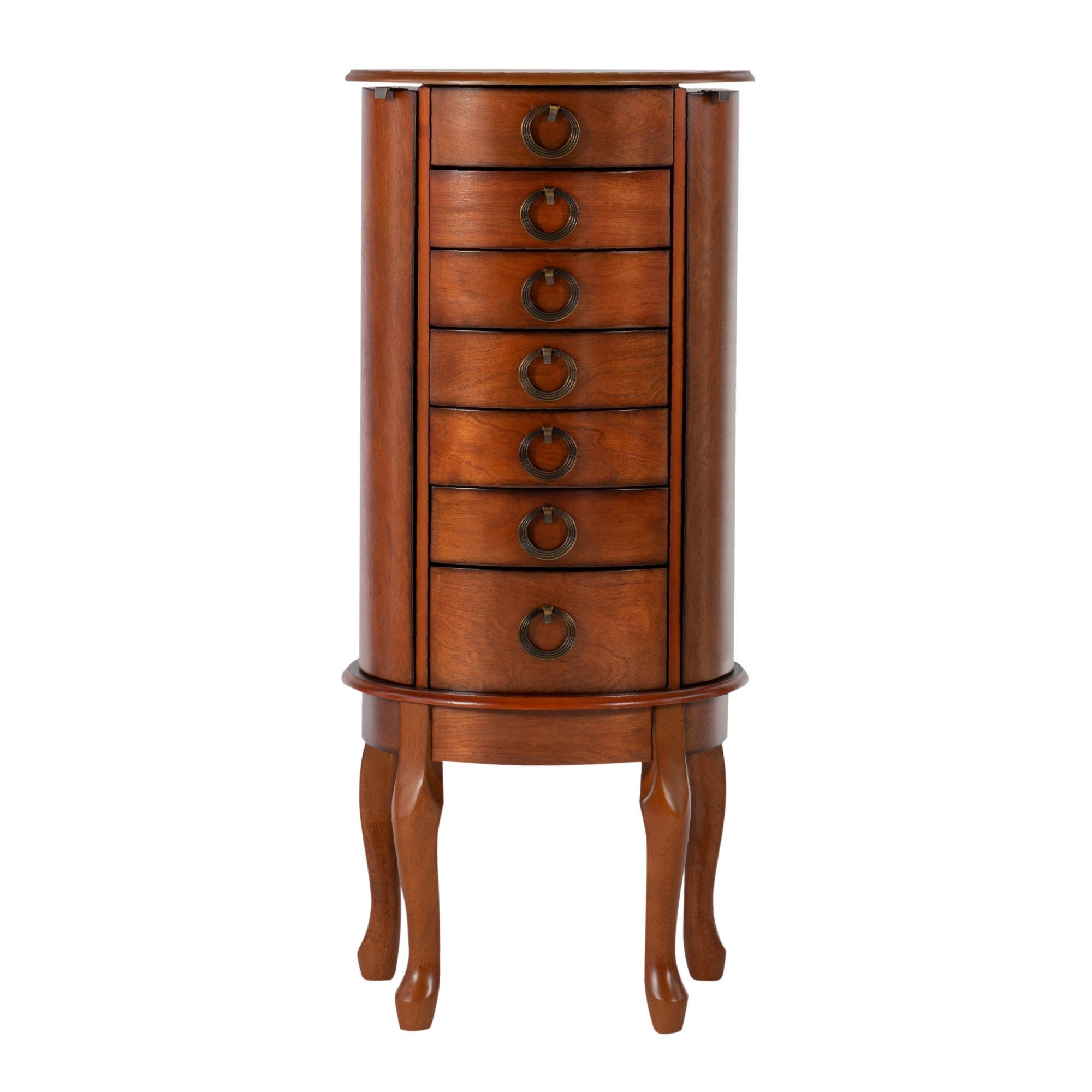 Free standing Jewelry Armoire Chest Traditional Style Vintage Etsy