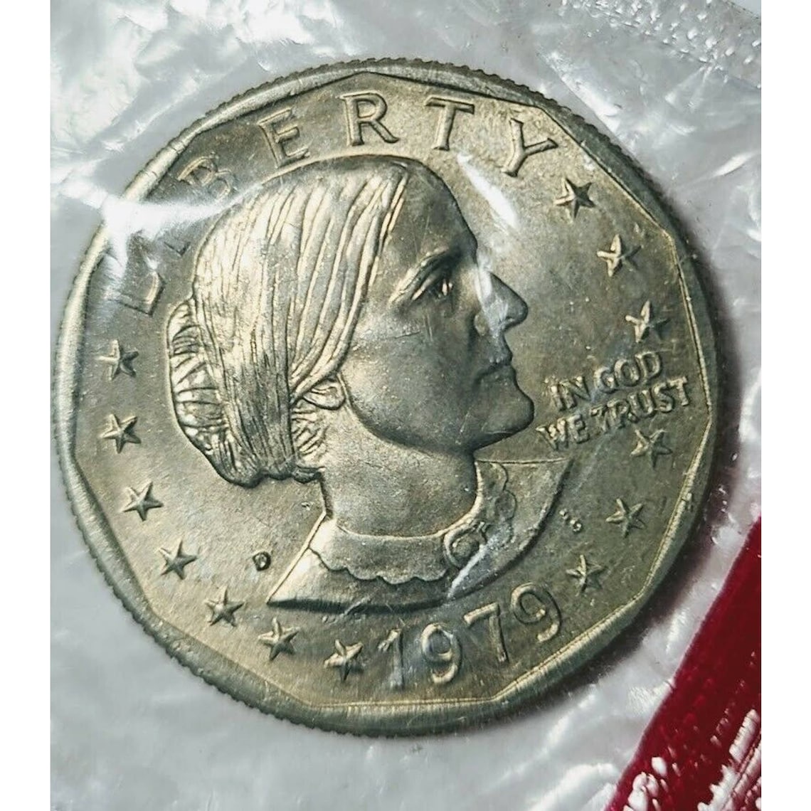 Susan b anthony liberty 1979 d one dollar u s mint coin etsy