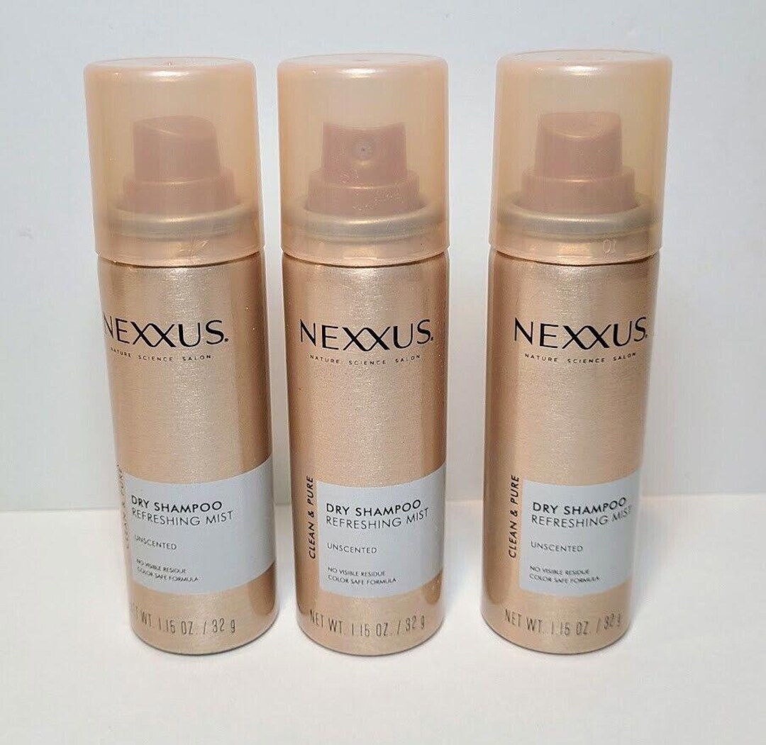DRY SHAMPOO Nexxus Travel Size Refreshing Mist Unscented 1.15 Etsy