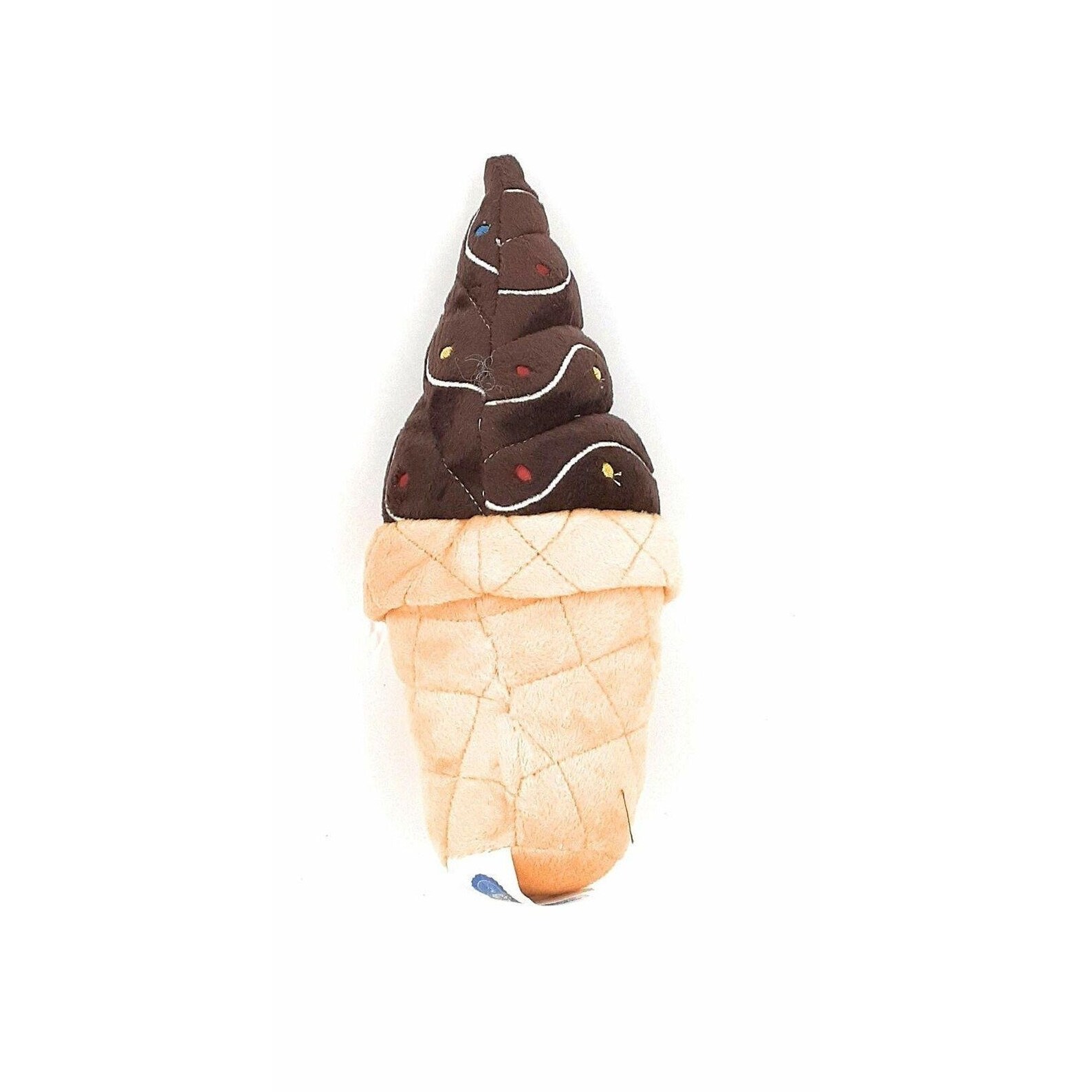 Ice Cream Cone Dog Toy Squeak ZIPDOG Etsy