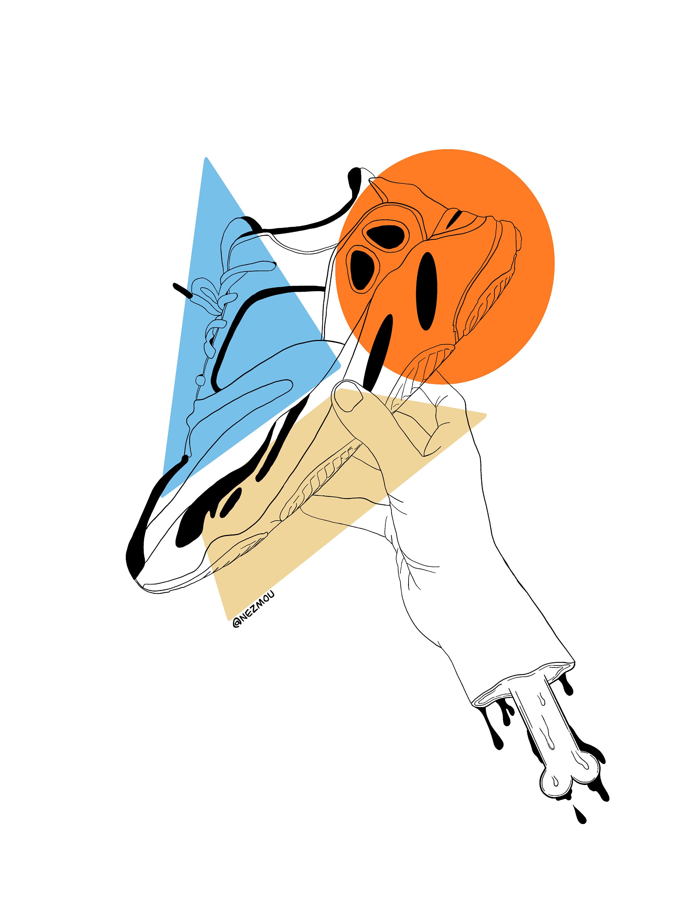 Illustration Yeezy 700