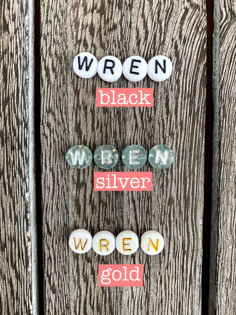KidsAdults Custom Word Bracelet