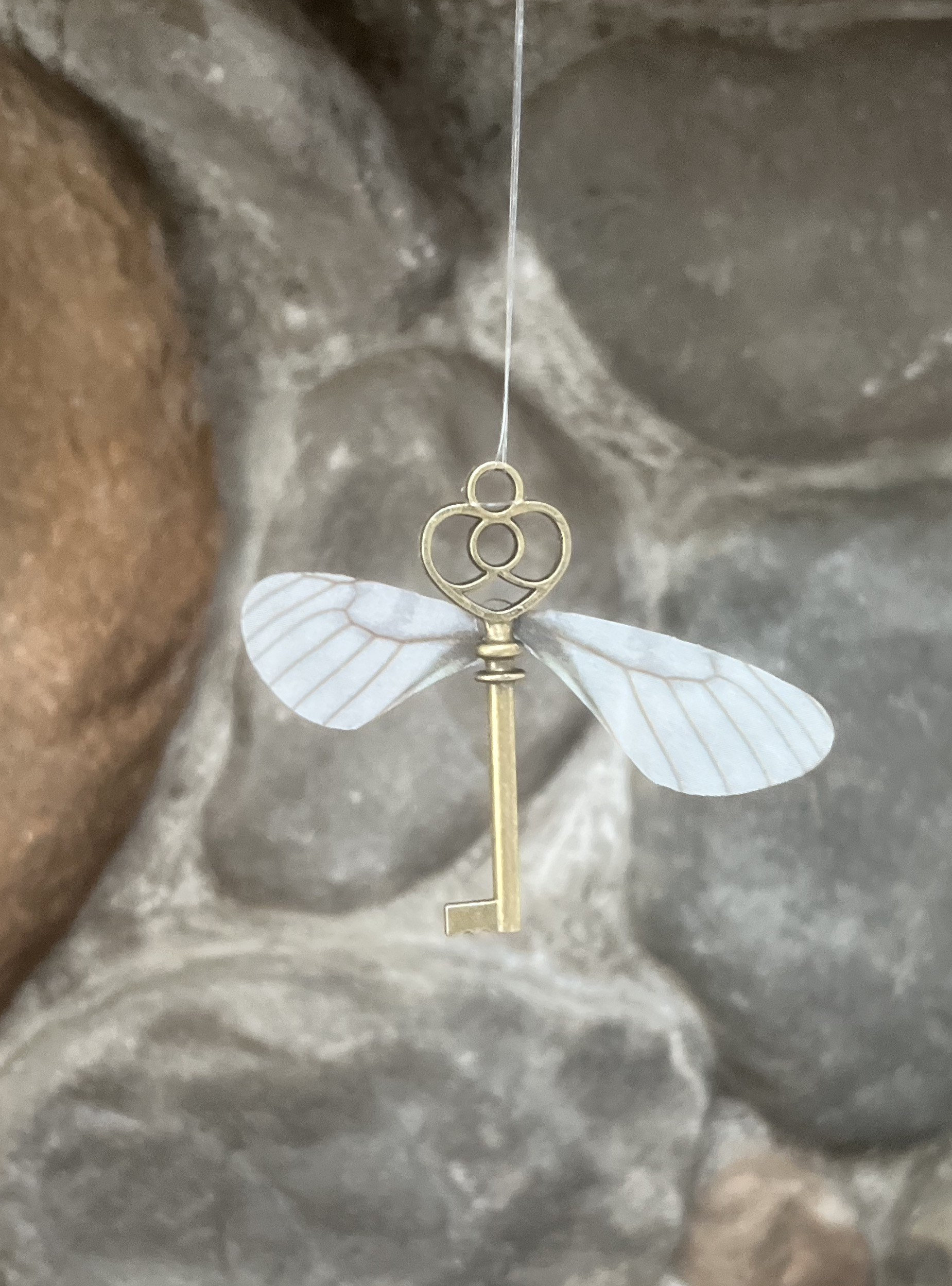 Wizard Key Sign Enchanted Winged Keys: Wizard Party Decor, Magic Gifts - Etsy