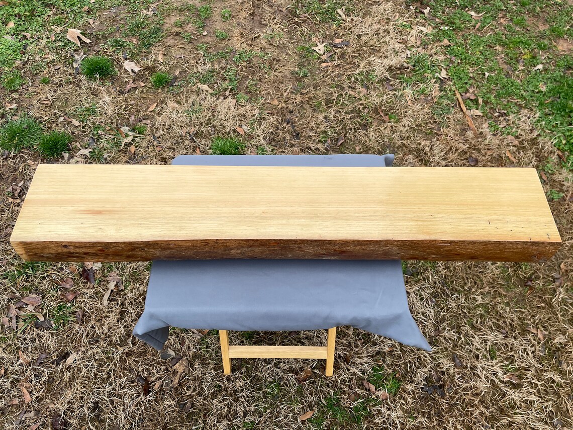 White Pine Live Edge Floating Shelf Etsy