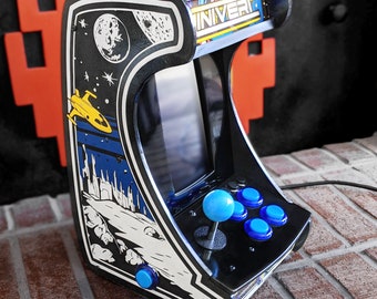 MINIVERT - Mini Vertical Tabletop / Bartop Arcade Machine - LEDs, Wifi, Plays over 7000 games