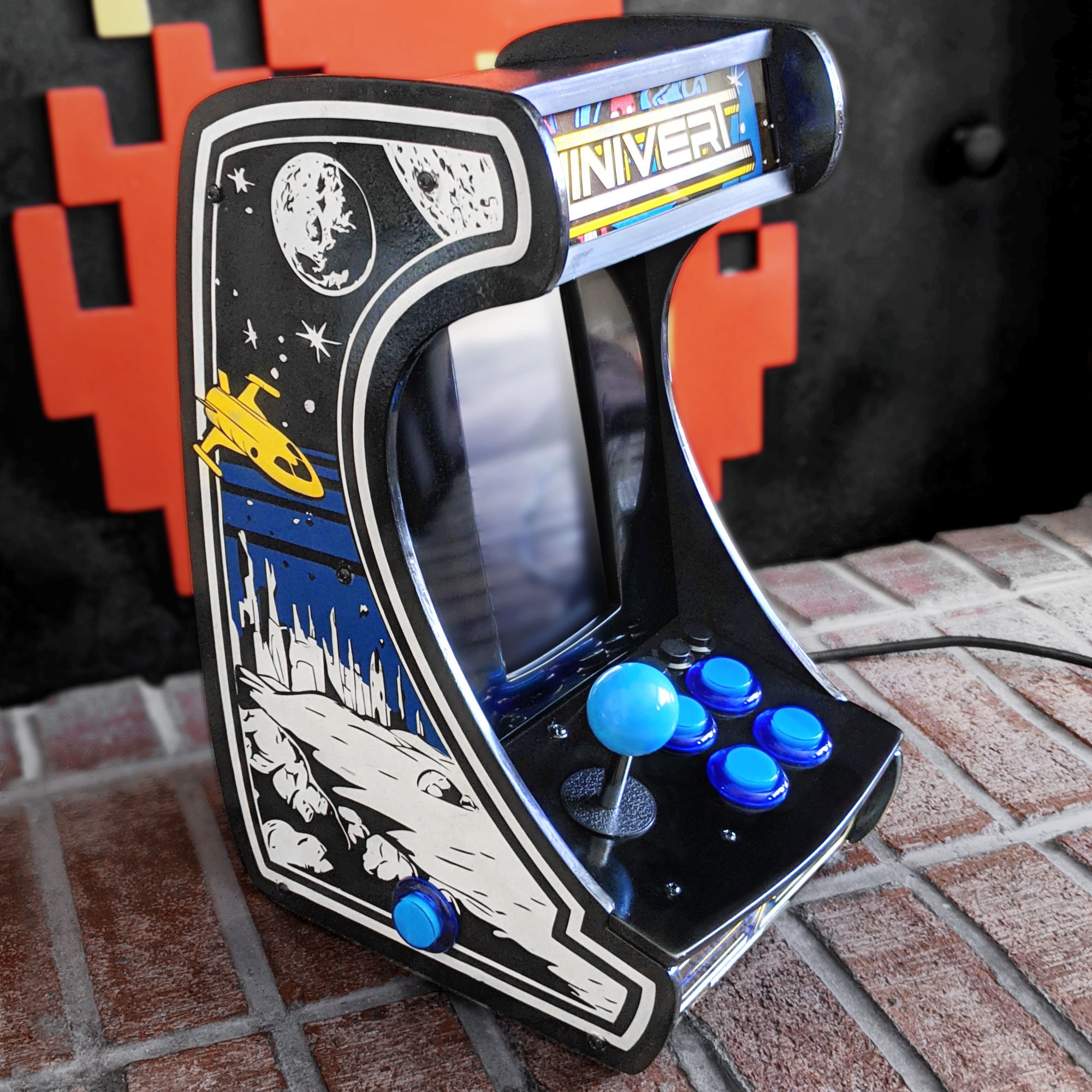 MINIVERT Mini Vertical Tabletop / Bartop Arcade Machine Etsy Australia