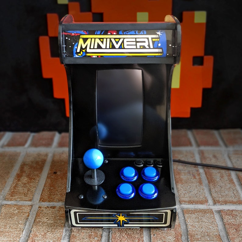 MINIVERT Mini Vertical Tabletop / Bartop Arcade Machine Etsy