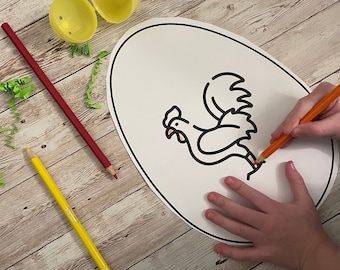 Gospel Story Eggs - Printable Egg Pages