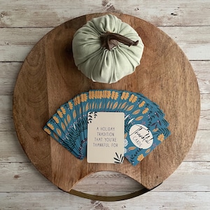 Thankful Conversation Cards - Conversation Starters - Set kaartenset (Thanksgiving-bedankjes)