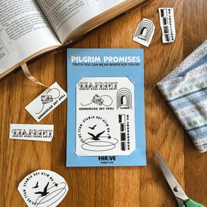 Paquete de tatuajes temporales cristianos con versículos bíblicos - Herramienta para memorizar las Escrituras para niños y mamás - Josué 1:9 Valentía Verdad en 2 Minutos Regalo Ideal para rellenar calcetines navideños