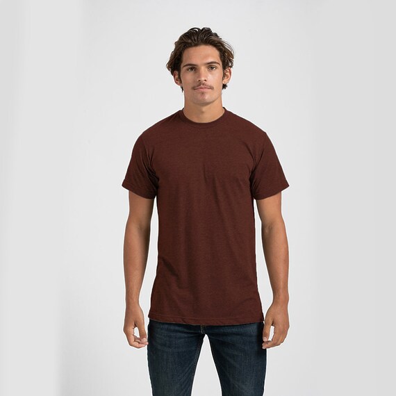 Tultex 241 Heather Burgundy Unisex Poly 