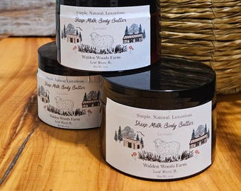 Fårmjölkskroppssmör