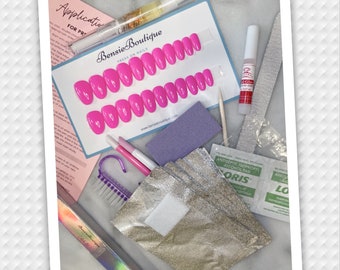 Intro to Press on nails | Starter Set | Gift Set | 20-28 pcs nails | Basic Nails | Simple Nails | Grab and Go Nails | Short to Long Nails