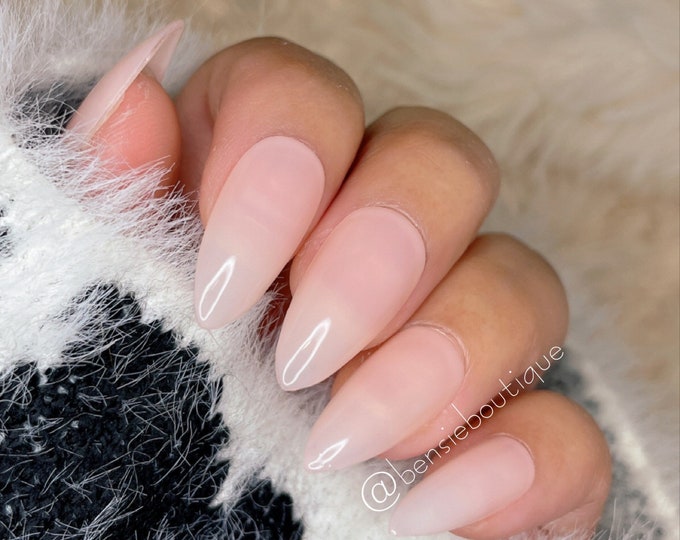 Sheer Shorties | Handmade Nudi gel polish | Korean Jelly Nails | Short Nails | Midi Nails | Almond Nails | Syrup Nails | Glass Nails