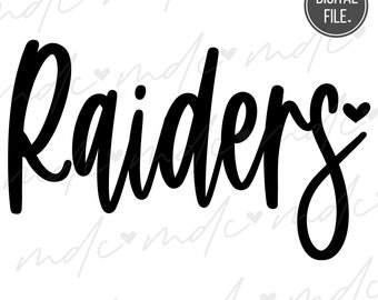 Raiders svg / Raiders Sublimación png / Raiders png / Raider svg / Raiders Cut File / Raiders Mascot svg