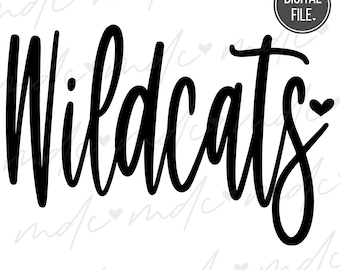 Wildcats svg | Wildcats Sublimation png | Wildcats png | Wildcat svg | Wildcats Cut File | Wildcat Mascot svg