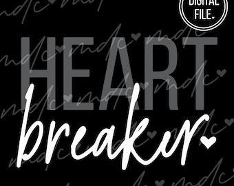 Herzbrecher svg| Junge Valentinstag svg| Baby Valentinstag svg| Herz breaker svg| Valentinstag svg| Valentinstagsshirt PNG| Valentinstag PNG|