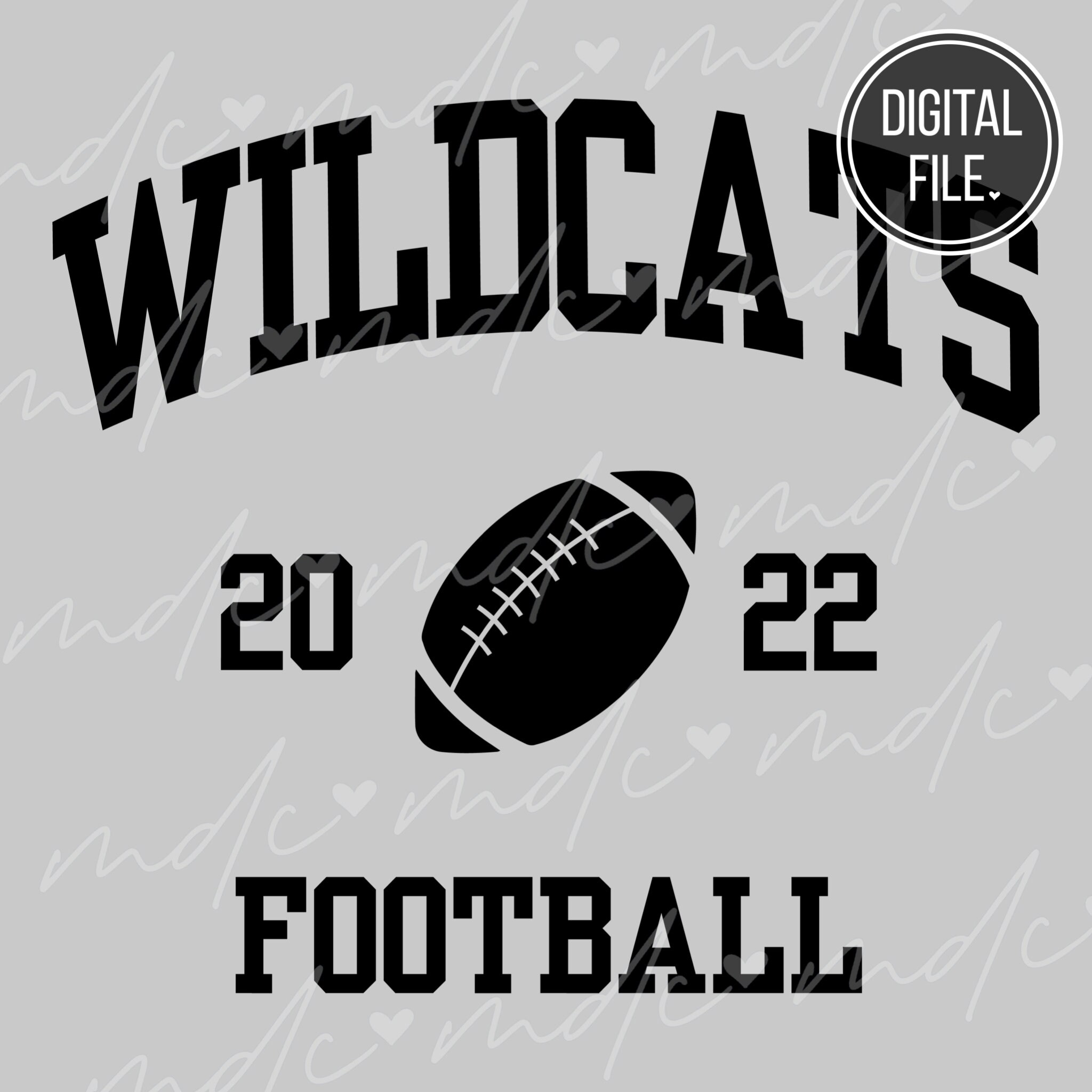 Wildcats Football Svg Wildcat Football Png Wildcats Svg Etsy
