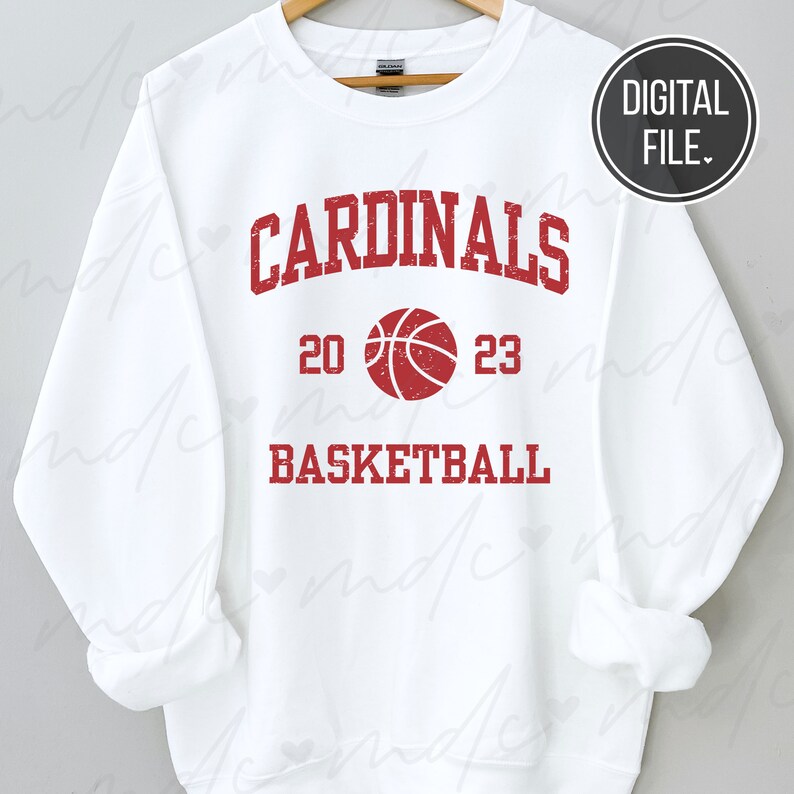 Vintage Cardinals Basketball Svg Red Cardinal Basketball Png Etsy