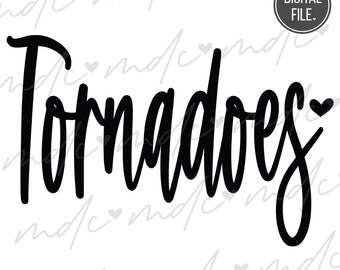 Tornadoes svg | Tornadoes Sublimation png | Tornadoes png | Tornado svg | Tornadoes Cut File | Tornado Mascot svg | Digital School Spirit