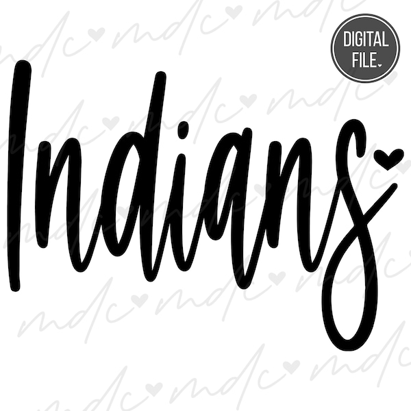 Indians svg | Indians Sublimation png | Indians png | Indian svg | Indians Cut File | Indian Mascot svg