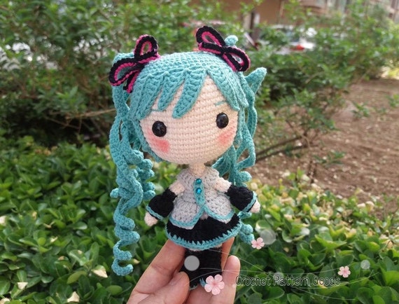 XVA Format Only! Miku Princess. Amigurumi Pattern/ Crochet Doll