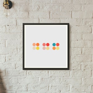 Charmander ▷ Charmleon ▷ Charizard | Pokemon inspiriert | Sofort Download | Minimalistischer Dot Print | Wanddekoration | Druck | Druckbare Wandkunst
