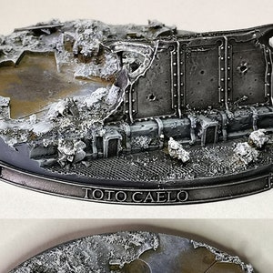 120mm oval City Wall Scenic Base