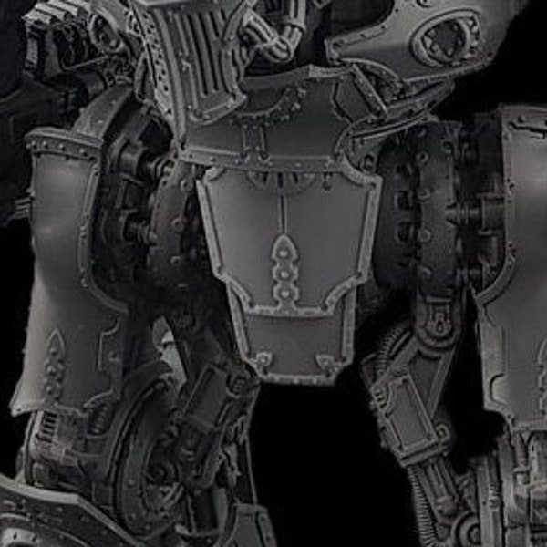 Groin Armour plate compatible with Warmaster Titans