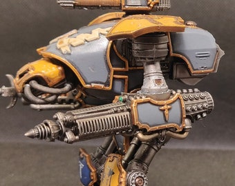 Mass Reactor arm weapon compatible with Adeptus Titanicus Reaver Titans