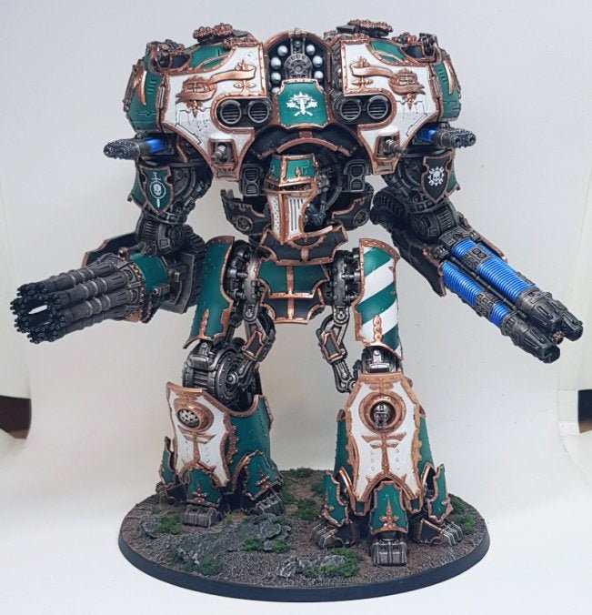 Super Gatling arm weapon compatible with Adeptus Titanicus Warmaster …