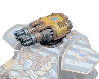 Carapace Rotary Cannon Weapon Upgrade compatible with Adeptus Titanicus Reaver Titans