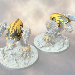 Oldeus Pattern Conversion Kit compatible with Adeptus Titanicus Warhound Titans Pack of 2 image 1