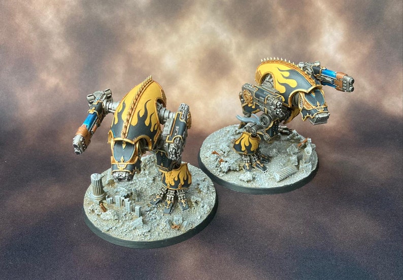 Oldeus Pattern Conversion Kit compatible with Adeptus Titanicus Warhound Titans Pack of 2 image 2